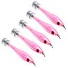5Pcs 10cm Luminous Squid Hook Cuttlefish Fishing Hard Lure Tackle Jigging Baits