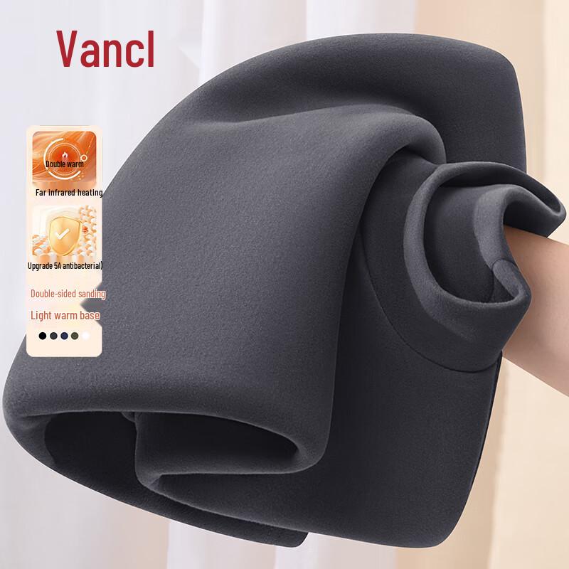 VANCL Men s Brushed Fleece-Lined Thermal Turtleneck T-Shirt 2XL