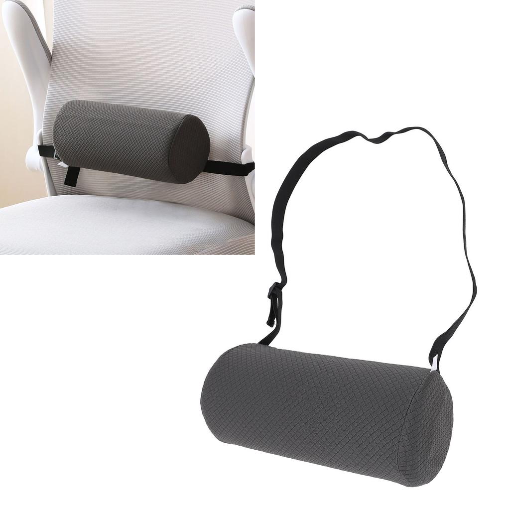 Zylinder-Lendenwirbelstützkissen Lendenwirbelstütze für unteren Rücken Lendenwirbelrolle für Auto