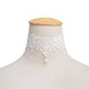 Chokery Perlové Žlázy Tetování Choker Náhrdelník Černý Krajkový Choker Náhrdelník Vintage Šperky Šperky