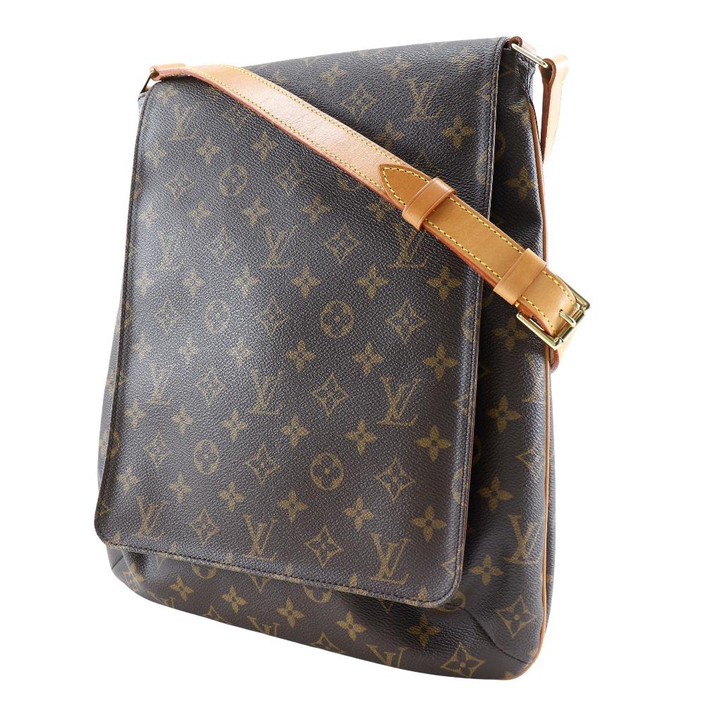 LOUIS VUITTON Muset Shoulder Bag M51256 Brown Monogram canvas Women Used