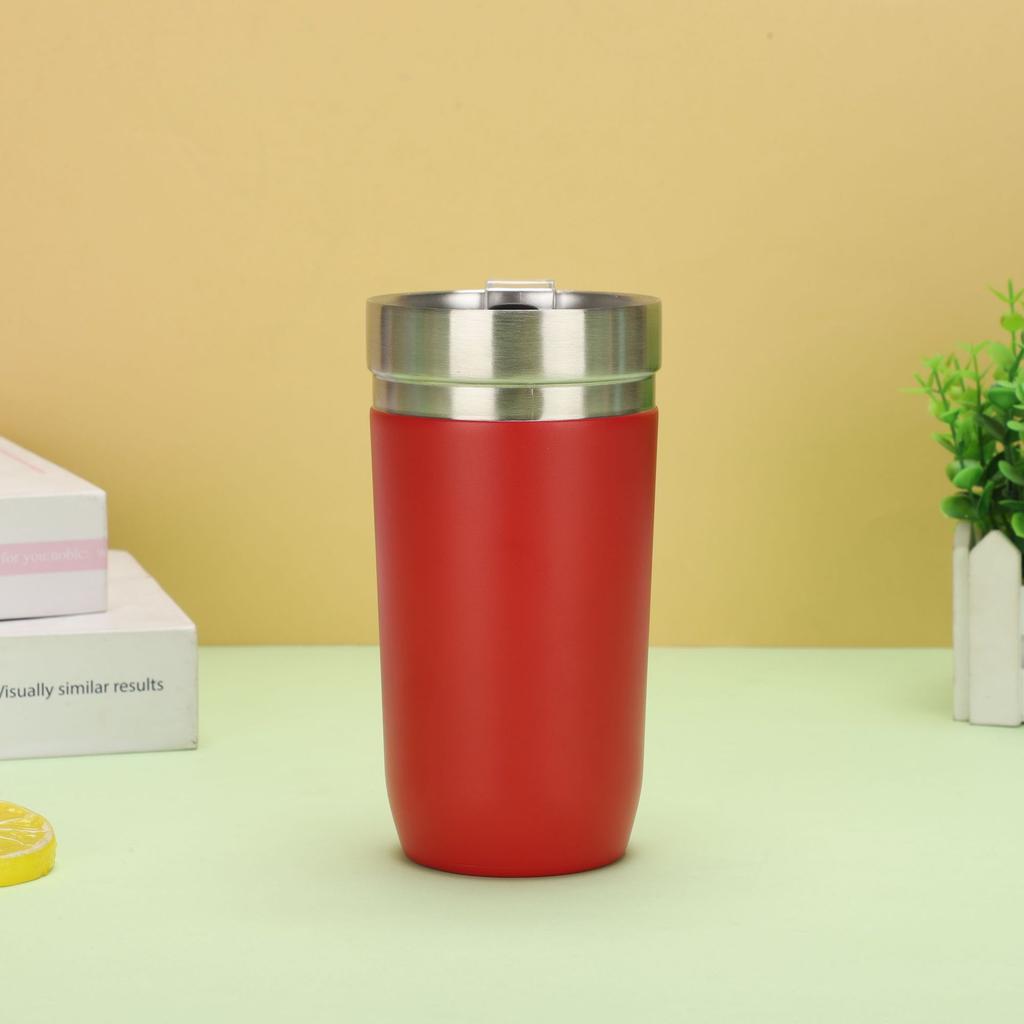 Stainless Steel Vacuum Thermos Cup Household Large Mouth Cold Drink Beer Cup Outdoor Portable Direct Drinking Coffee Cup