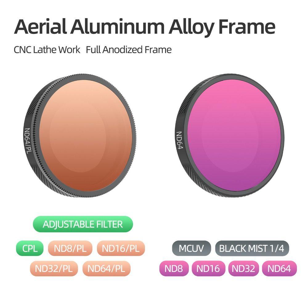 CPL UV Filters Set Adjustable Action Camera Filters for Insta360 GO Ultra Action Camera Accessories