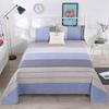 Flat Sheets Household Four Seasons Plaid Comfortable Soft Antibacterial Bedspread Cover Bedding Queen Size Bed Sheet Breathable