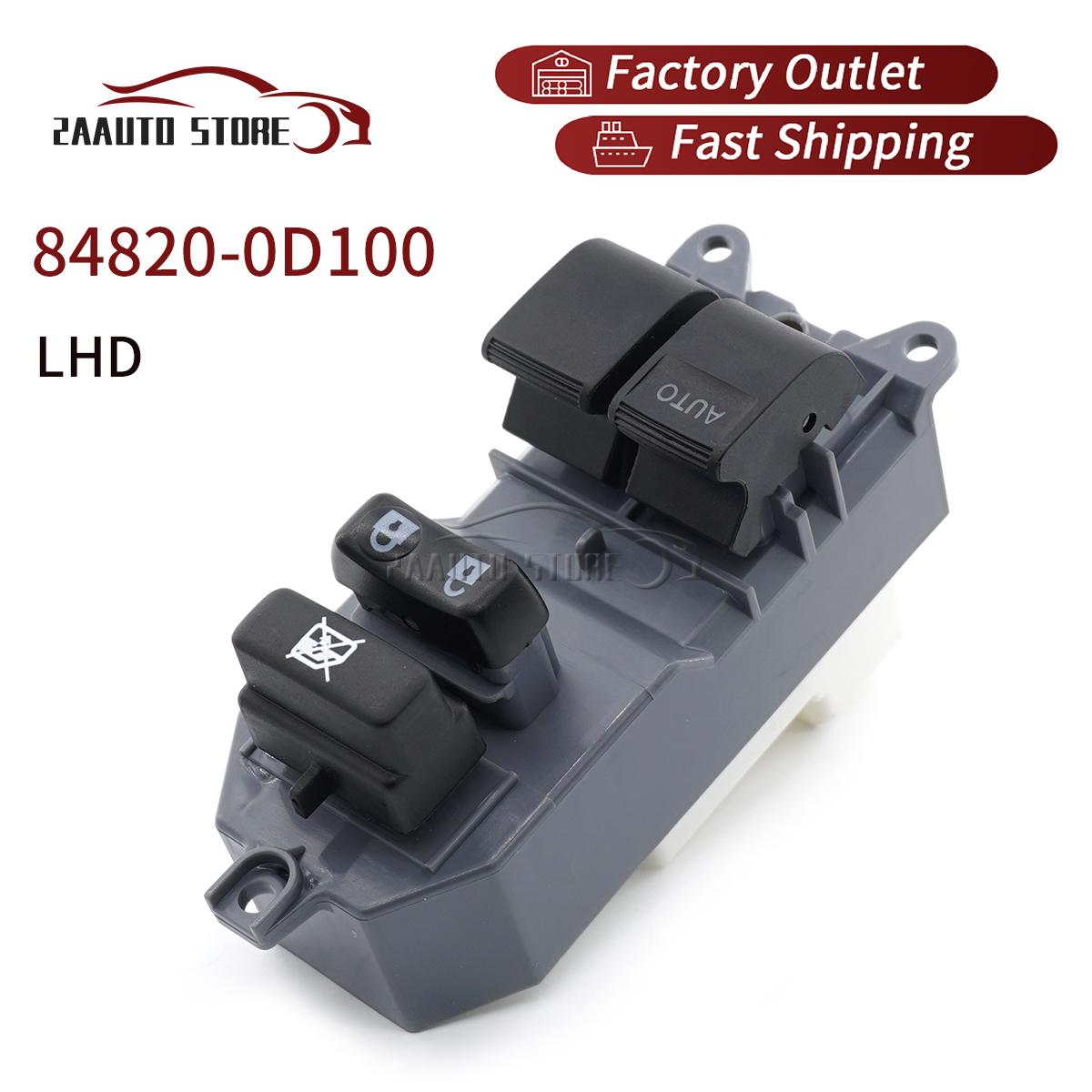 NEVOSA For Toyota Yaris Rav 4 Rav4 Corolla 2005-2011 84820-0D100 84820-02230 Window Control Master Switch Power Window Switch Left Hand Driver