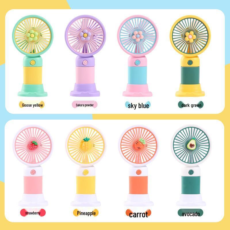 Rechargeable USB Mini Fan: Portable Handheld & Desktop Stand, Ideal Student Gift