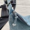 Women's Vintage Commuter Bag Large Capacity Denim Shoulder Bag
