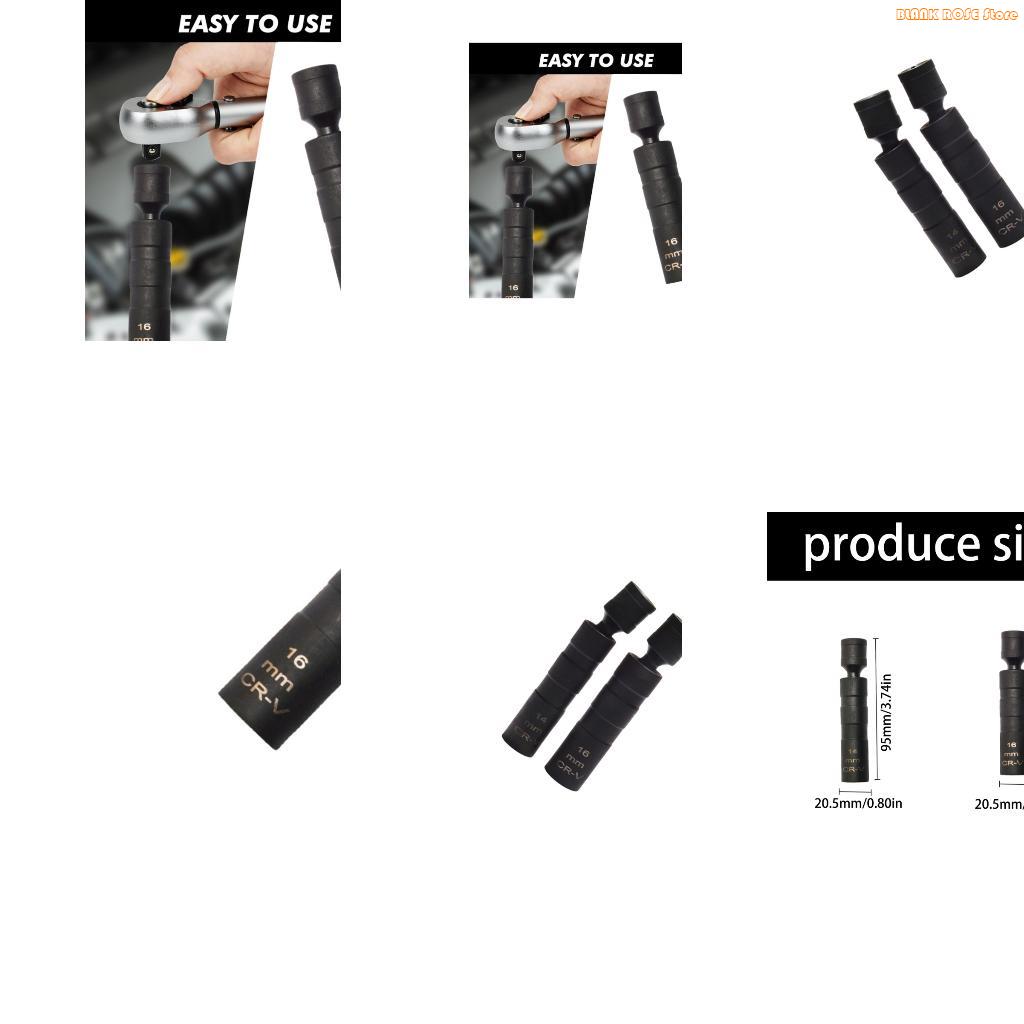 K1AE 360 Rotating Plugs Socket with Cores 14mm 16mm Universals Fit