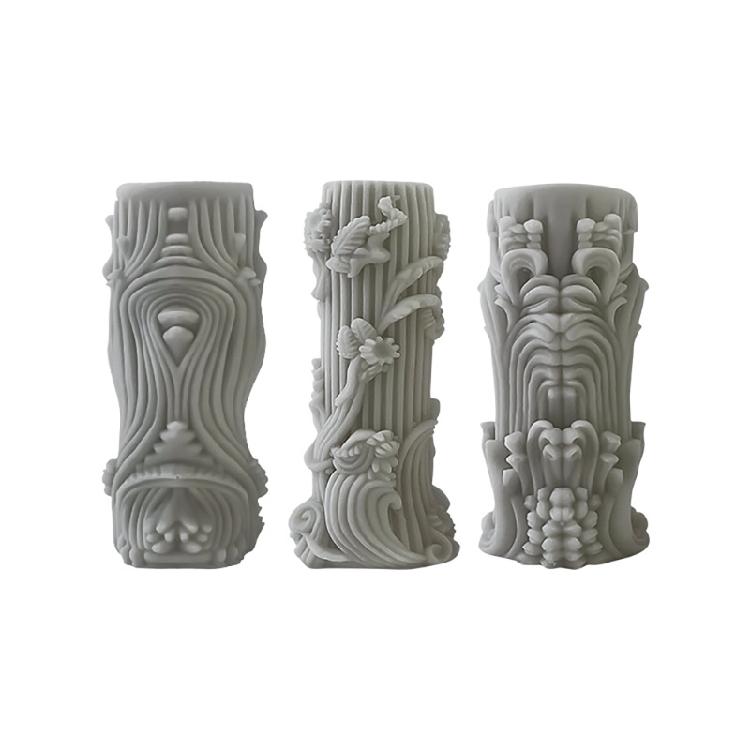 Kerzenformen Zylinderförmige Bastelform zur Herstellung von künstlerisch geschwungenen Kerzen