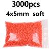 1000/3000PCS Wholesale Red Green Oval Soft Rubber Luminous Fishing Beads Glowing Sink Beads For Fishing Rigs Fishing Lure Tackle