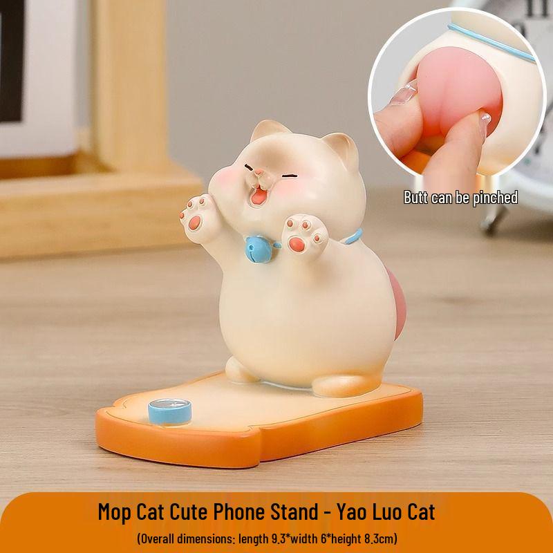 Creative Cute Cartoon Bear Phone & Tablet Stand for Office Desk
