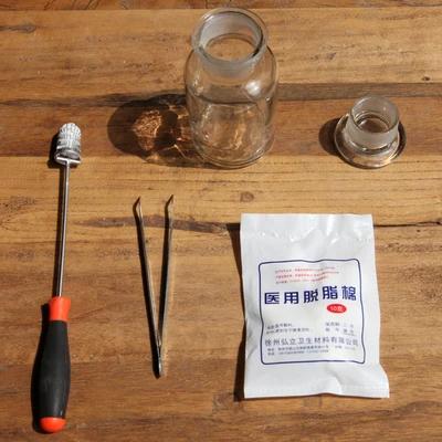 New Type Acupuncture Cupping Massage Igniter Vacuum Bamboo Glass Cupping Cups Massage Cotton Ball Bottle Tools
