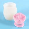 Abstract Human Face Mold Silicone Wax Paraffin Mould Tool