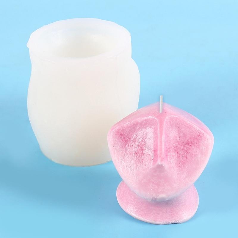 Abstract Human Face Mold Silicone Wax Paraffin Mould Tool