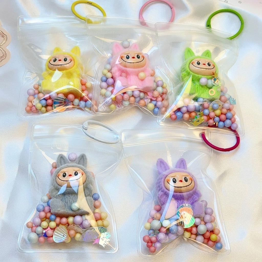 Transparent Dust Bag Baby Bag Pendant Keychain Baby Walking Bag Decoration Cute Trendy Play