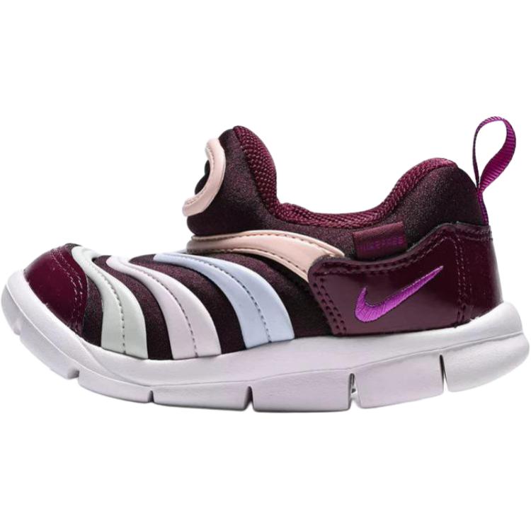 Nike Dynamo Free Comfortable Versatile Low-Top Walking Shoes Baby Shoes Red 343938-639