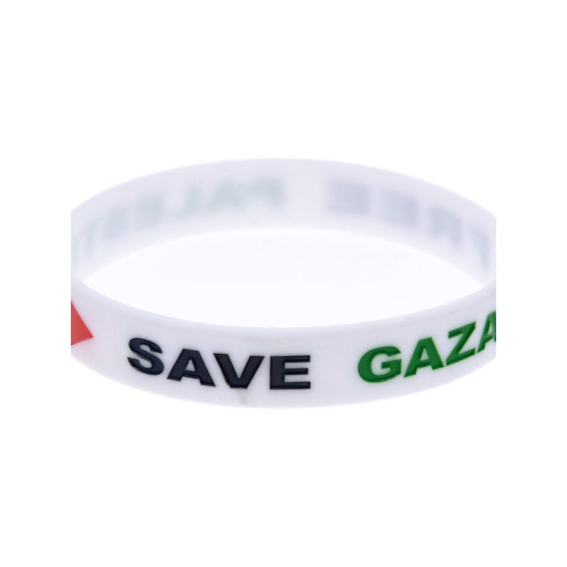 Braccialetto in Silicone Sportivo Ispirazionale Moda Palestina
