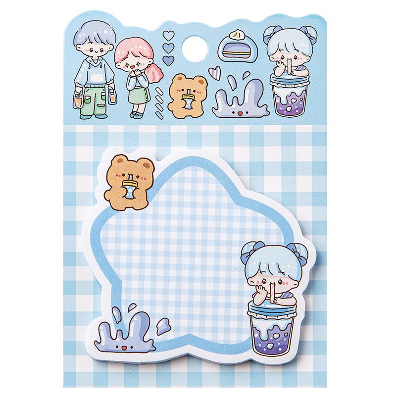 Memo Pad Cartoon Sticky Special Shaped Thickened  Can Be Stuck N Times Creative Sticky  Cute School Supplies Kawaii Stationery
