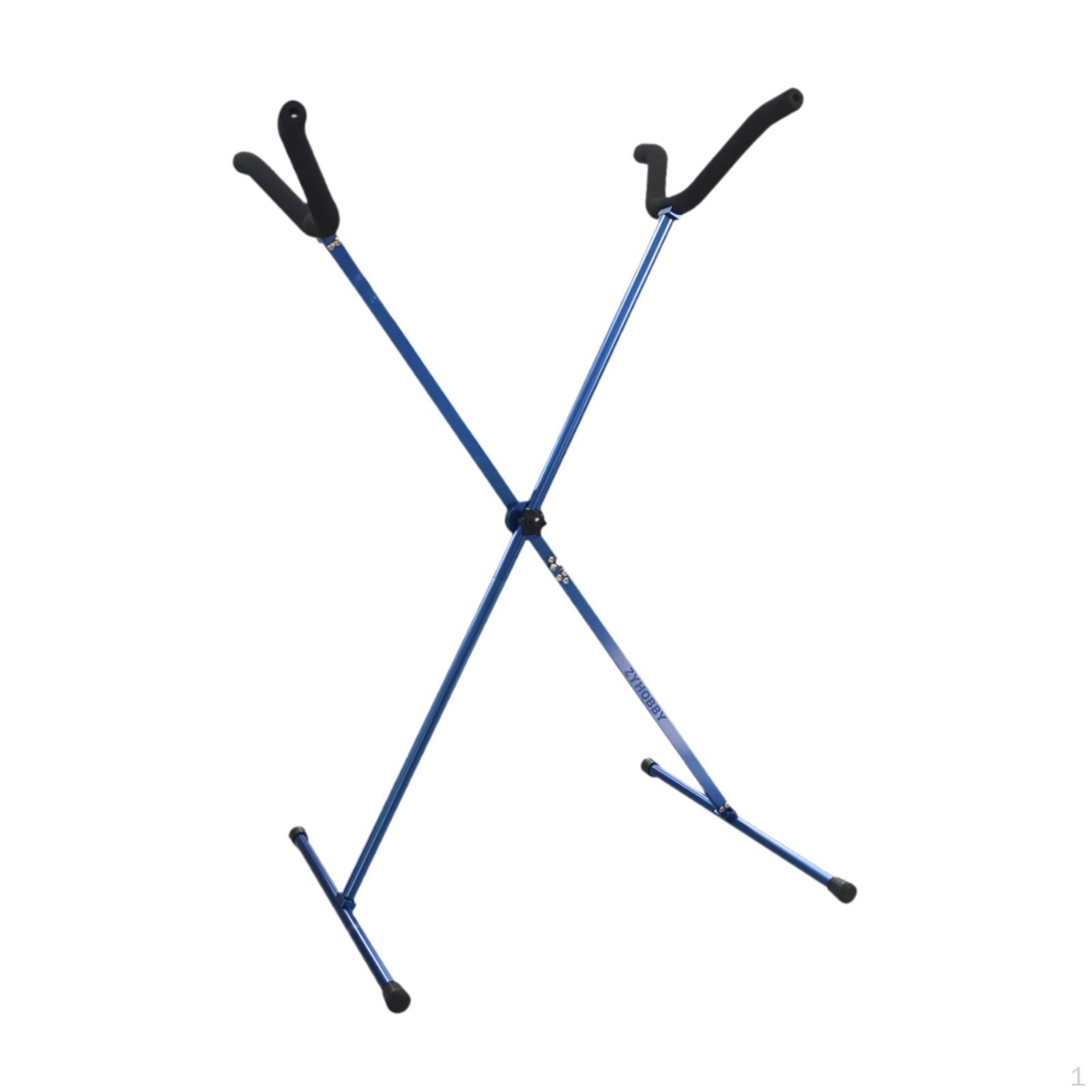 

Портативная подставка для радиоуправляемого самолета, идеально подходит для демонстрации моделей в жилых помещениях синий