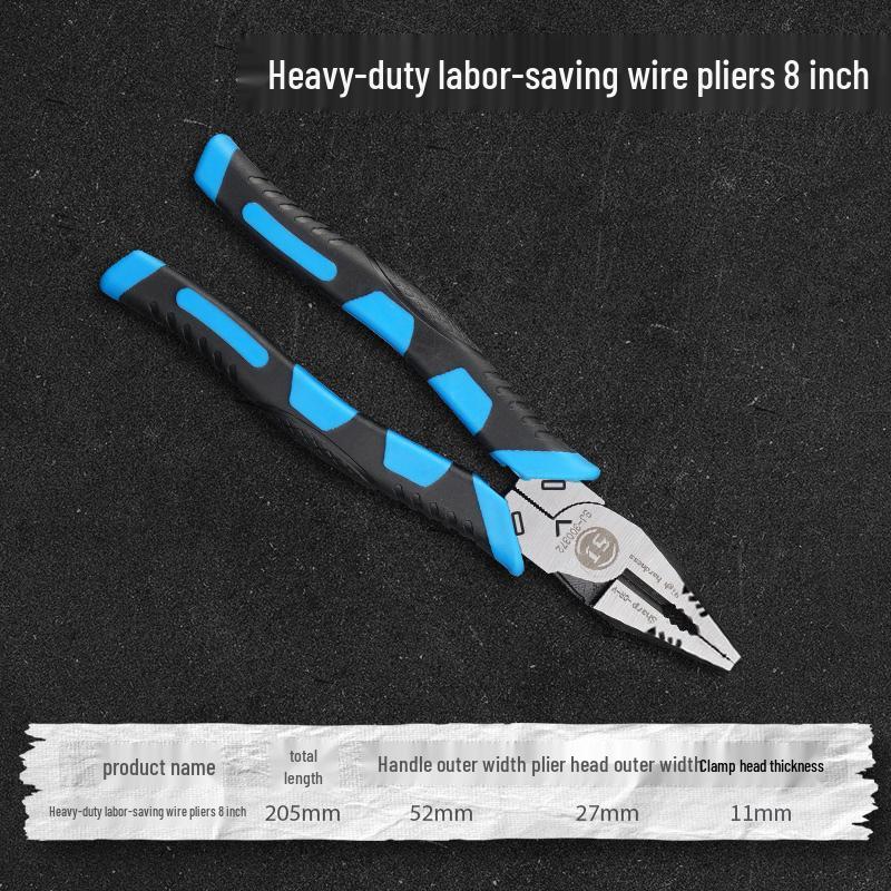 9-Inch Multifunctional Electrician s Wire Stripping Tiger Pliers