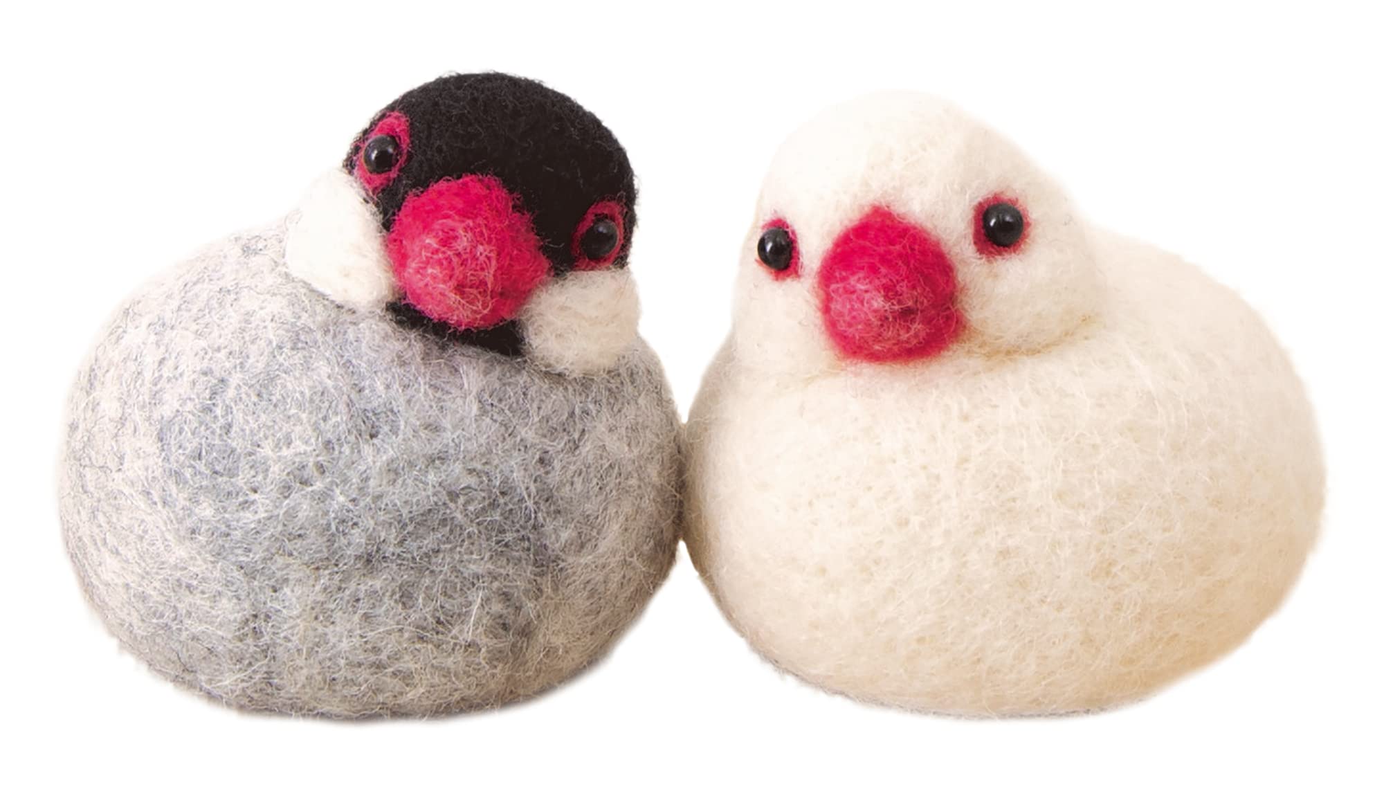 

Hamanaka Шерсть Кома Маленькая Сакура Яванский Воробей и Белый Яванский Набор, Дизайн, Мои Птицы Воробей H441-611