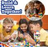 5Pcs 16X16 (5 Inches X 5 Inches / Approx. 12.7 Cm X 12.7 Cm) Building Block Base Plates Compatible With Major Brand Toy Blocks