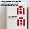 1 Set 2026 New Year Acrylic Couplet Fridge Magnets, Year of the Horse Spring Festival Home Decor Non-glue Refrigerator Stickers