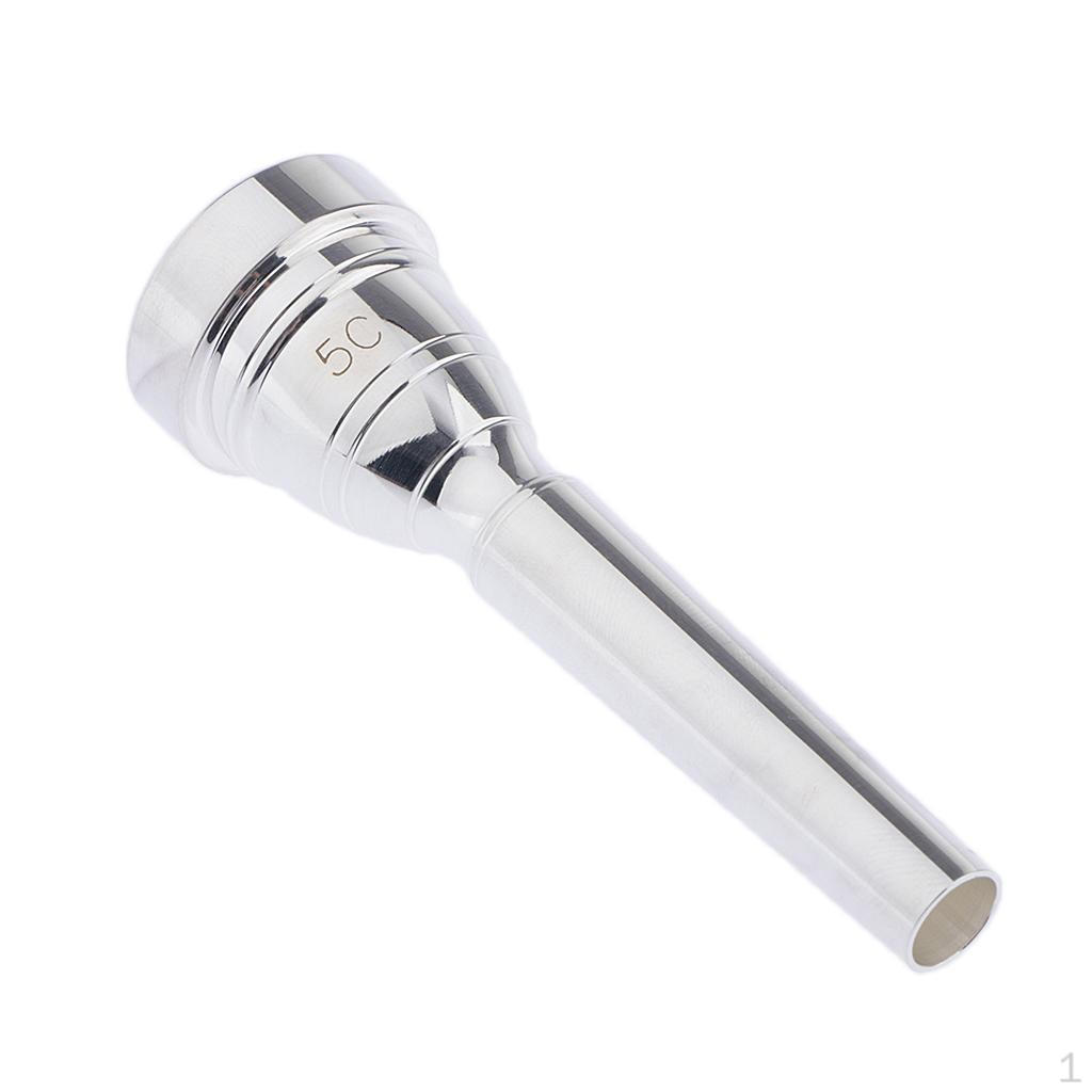 3C / 5C 7C Trumpet Mouthpiece with Durable, Stylish Copper Alloy, Gold-