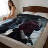 Throw High-Density Short Plush Blanket For Sofa Nap Air-Conditioned Room Soft Skin-Friendly Resident Evil