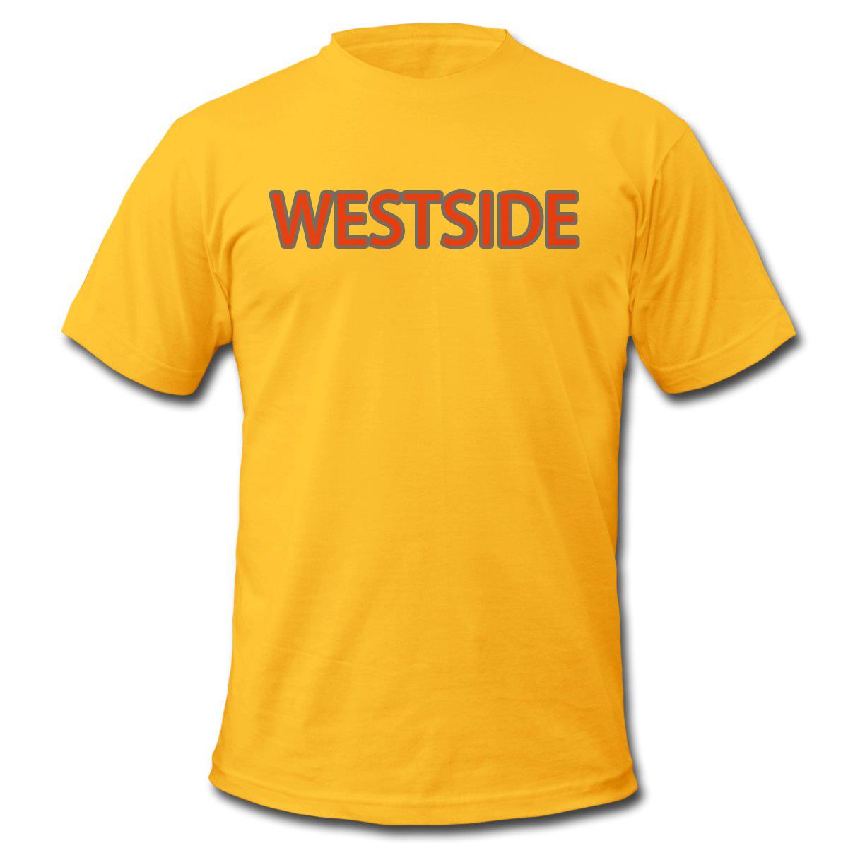 Adults Westside Massive Gangster Rap Stains Posse Gang Unisex Yellow TShirt 2XL