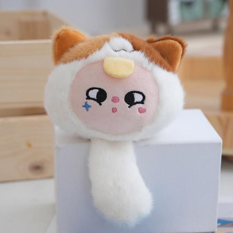 Whimsical Keychain Plush Toy Adorable Cartoon Doll Soft Pp Cotton Design Filled