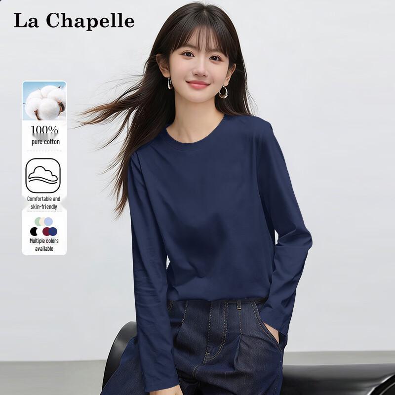 

La Chapelle Women s Pure Cotton Long Sleeve T-shirt XL