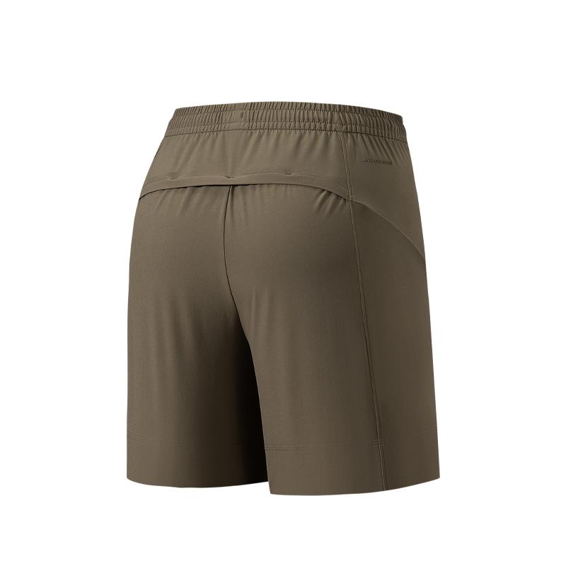 Anta Solid Color Versatile Simple Soft Casual Shorts Women Shorts 162620507-4