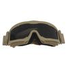 Outdoor Goggles Explosion Proof Safety Glasses with Interchangeable Lenses for Hunting ClimbingKhaki