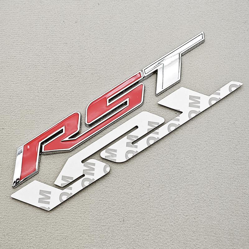 3D Metal Car Sticker Logo RST Emblem Front Fender Rear Trunk Badge For Chevrolet Silverado Tahoe Suburban Traverse Accessories