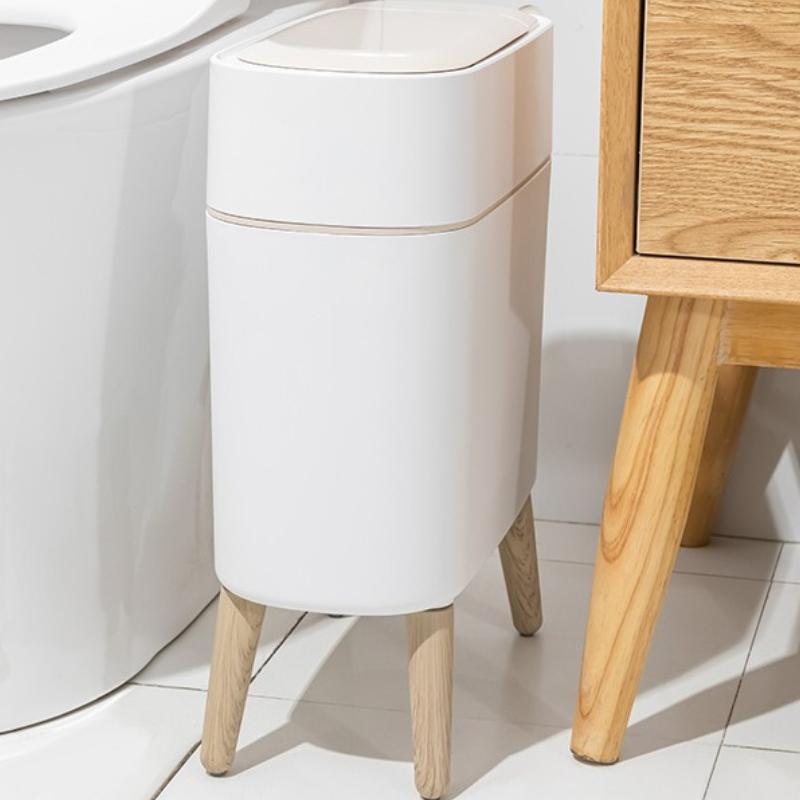 Automatic Sensor Trash Can Smart Waste Bins Living Room Luxury Creative Garbage Bin Household Food Rubbish Organization Basket