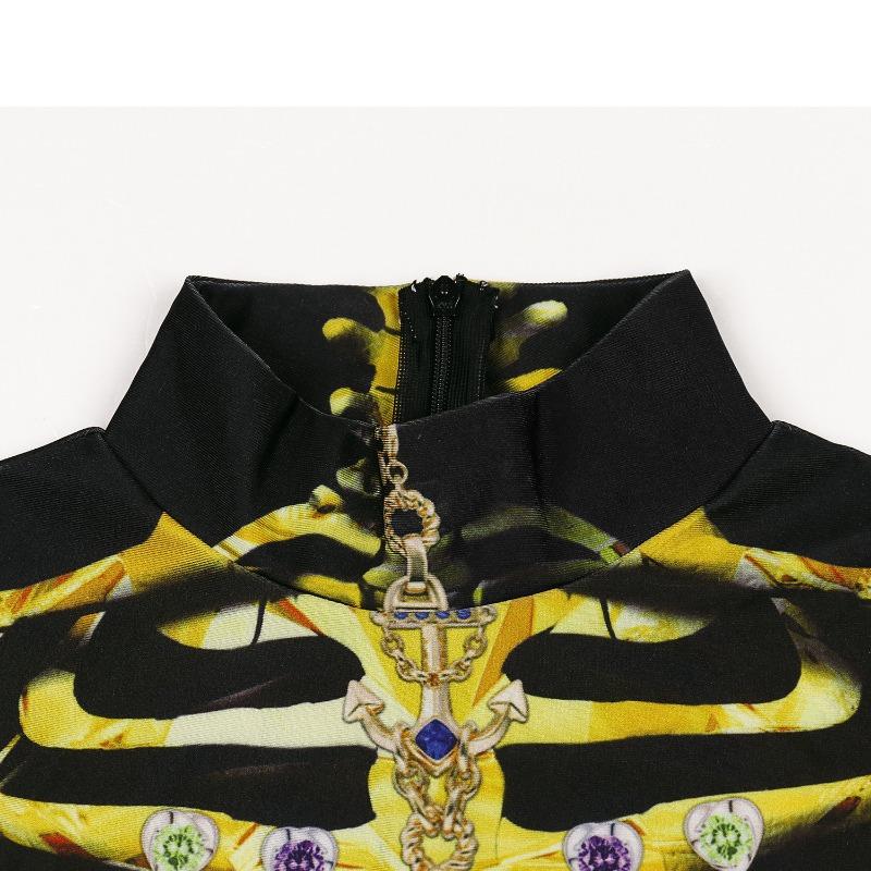 Skull Frame Print Jumpsuit, Halloween Adult Parade Costume Jumpsuit