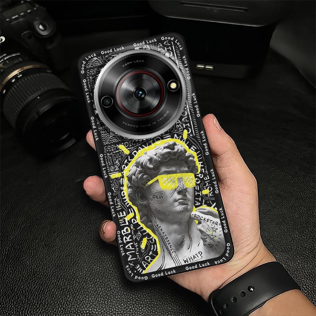 Miękkie etui Pokrowiec Etui na telefon Dla ZTE Blade A75 5G/Nubia Focus 5G/Calf 5G Modny design Silikonowe TPU Pełne pokrycie Słodkie