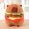 Capybara Hamburger Plush Pillow Doll - Perfect Birthday Gift for Women