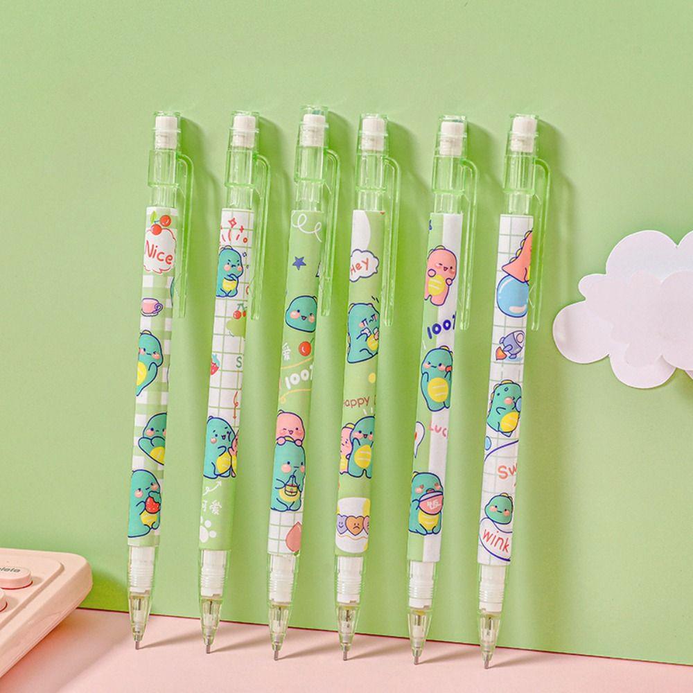 

Press Type Automatic Pencil Come With Eraser Movable Pencil Propelling Pencil Sketch Comics Design 02-Random 1PC