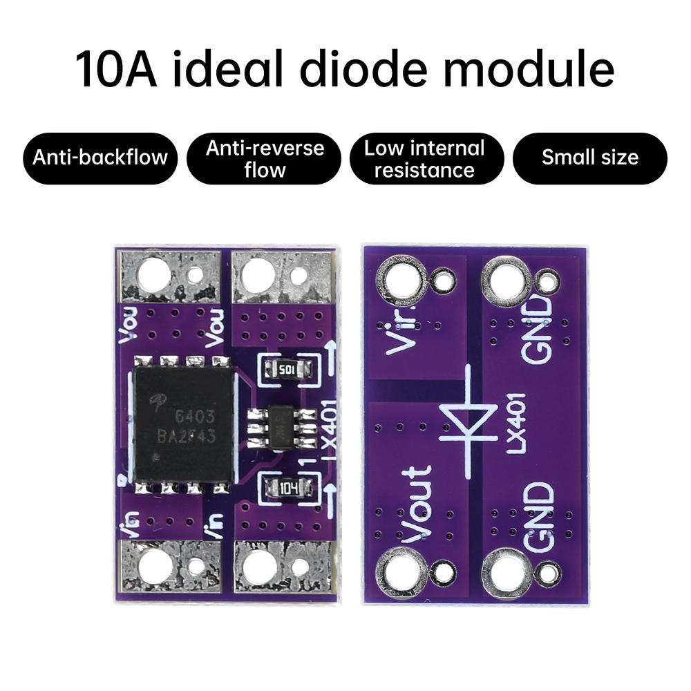 Dc 1-11V 11a High Current Ideal Diode Module Anti-reverse Flow For Solar Charging & Battery Backup Systems