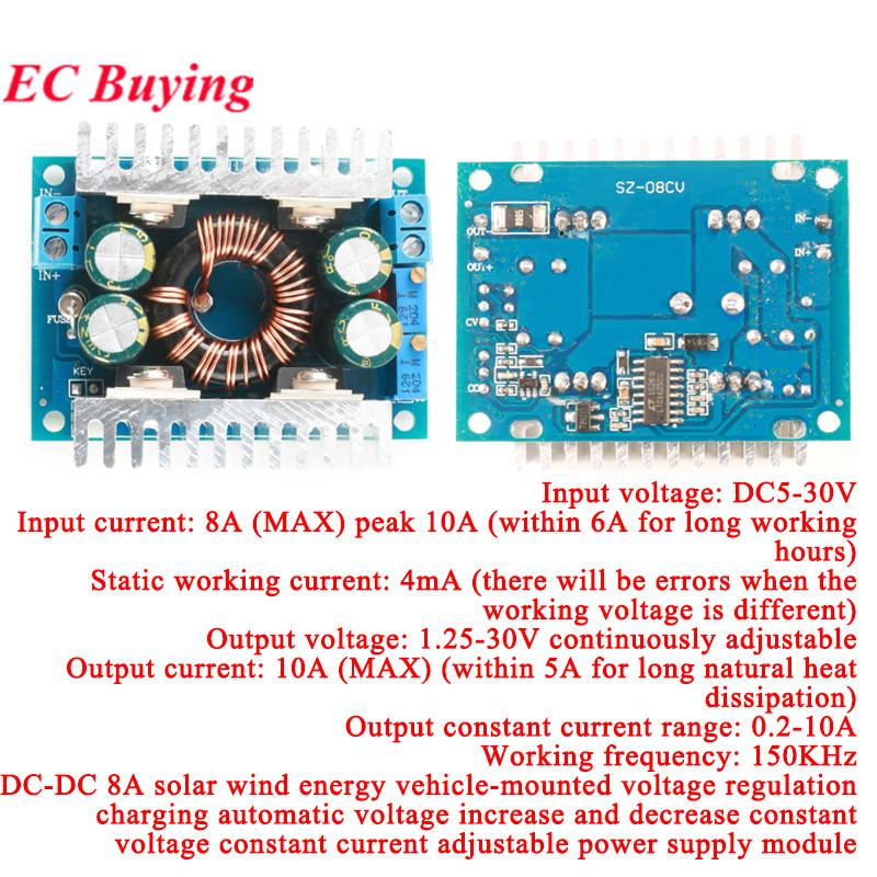 LTC3780 DC-DC 5-32V auf 1V-30V 10A 8A Automatischer Step-Up-Down-Wandler Boost Buck Lade-Netzteilmodul Auto Solar-Ladegerät