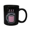 Pink Cup Temperature Mug