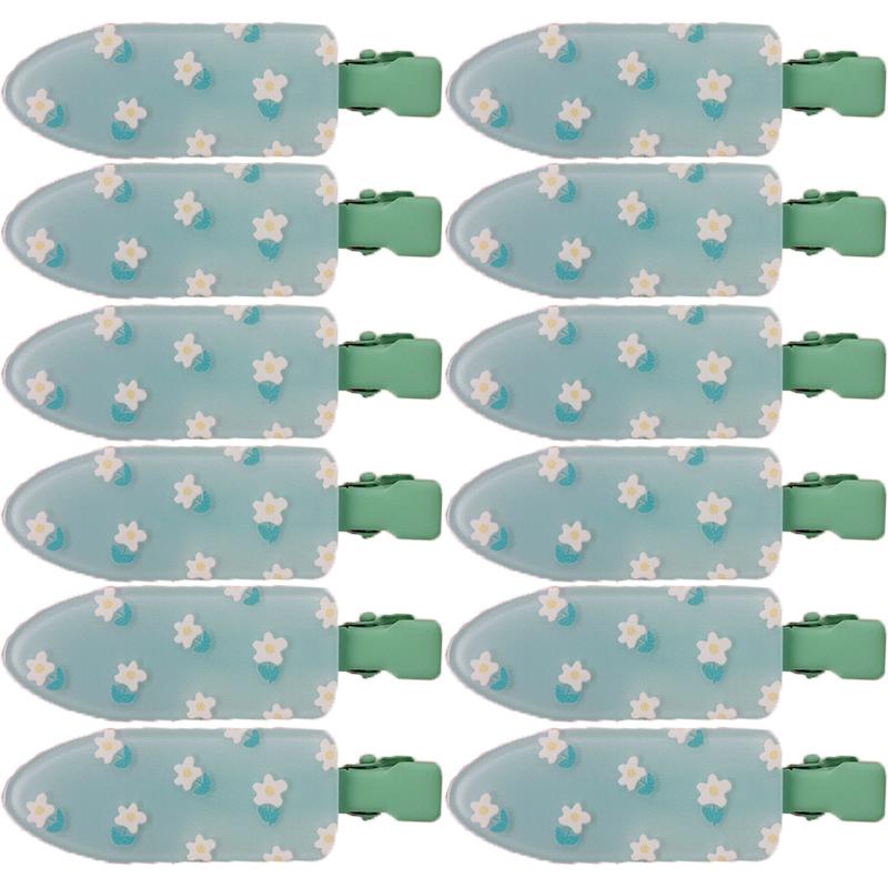 Cherry Polka Dot Floral Bow Hair Clips Love Girl Duckbill Clip Broken Hair Bangs Hair Accessories