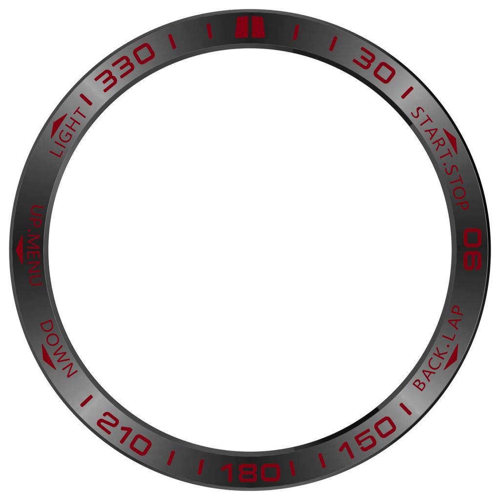 Steel Bezel Rings Against Scratch Protections Elegant Bezel Rings Protective Guard Smartwatch Bezel Styling for Watch