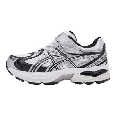 Gel-Sonic Bequeme Stoßdämpfende Atmungsaktive Low-Top Kinder Laufschuhe Kinder Laufschuhe Schwarz Weiß 1014A369-103