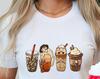 Halloween Coffee Shirt, Scary Movie Latte Jumper