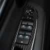 Real Carbon Fiber Car Accessories Window Lift Decorative Panel Trim Cover Soft Sticker For BMW X5 E70 2008-2013 X6 E71 2009-2014