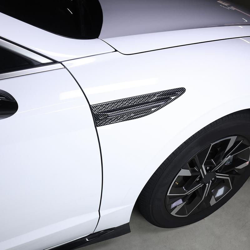 Auto Exterior Carbon Fiber Fender Side Vent Cover For Hyundai Sonata 2025 2026 Car Tuning Accessories