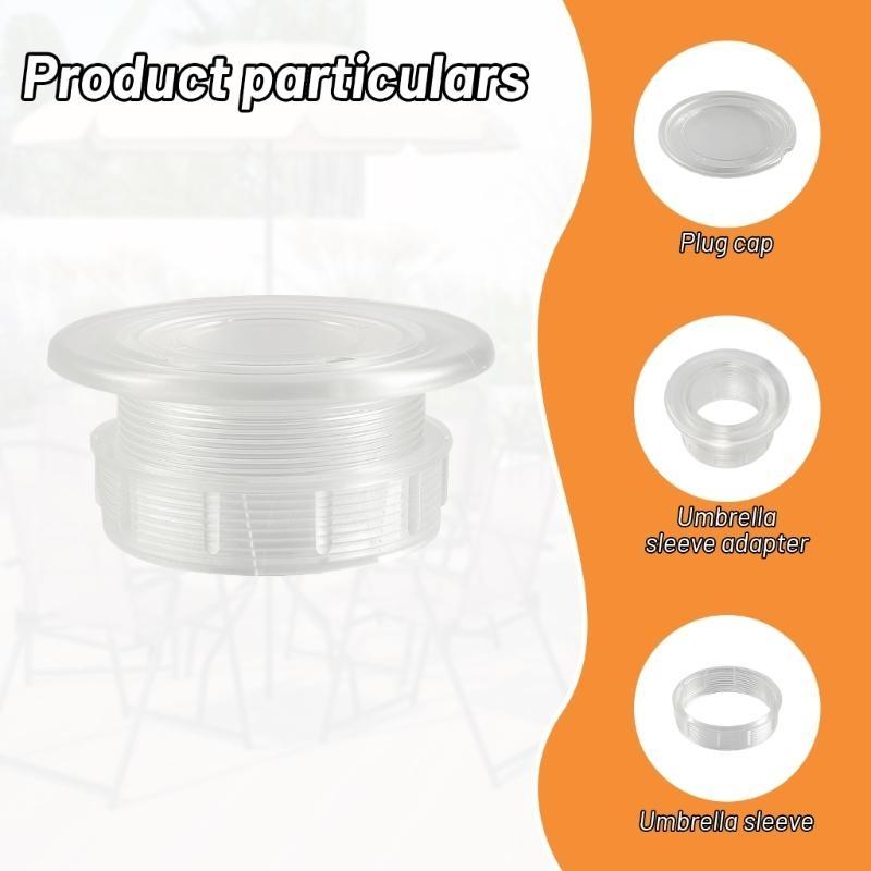 Umbrellas Hole Rings Plug and Caps Set Patio Table Hole Cover Insert for Outdoor